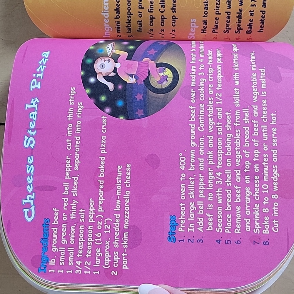 🌺3 For $10 Junior Cookbook Collection Pizza! Fun For Kids & Parents - Picture 6 of 13